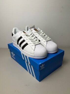 adidas Superstar White Black Shoes